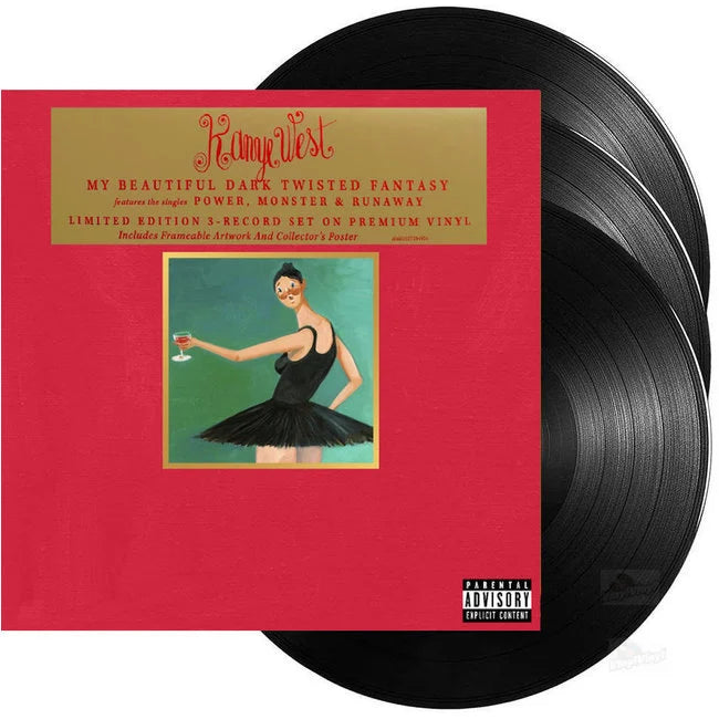 Kanye West - My Beautiful Dark Twisted Fantasy (3LP) Vinyl