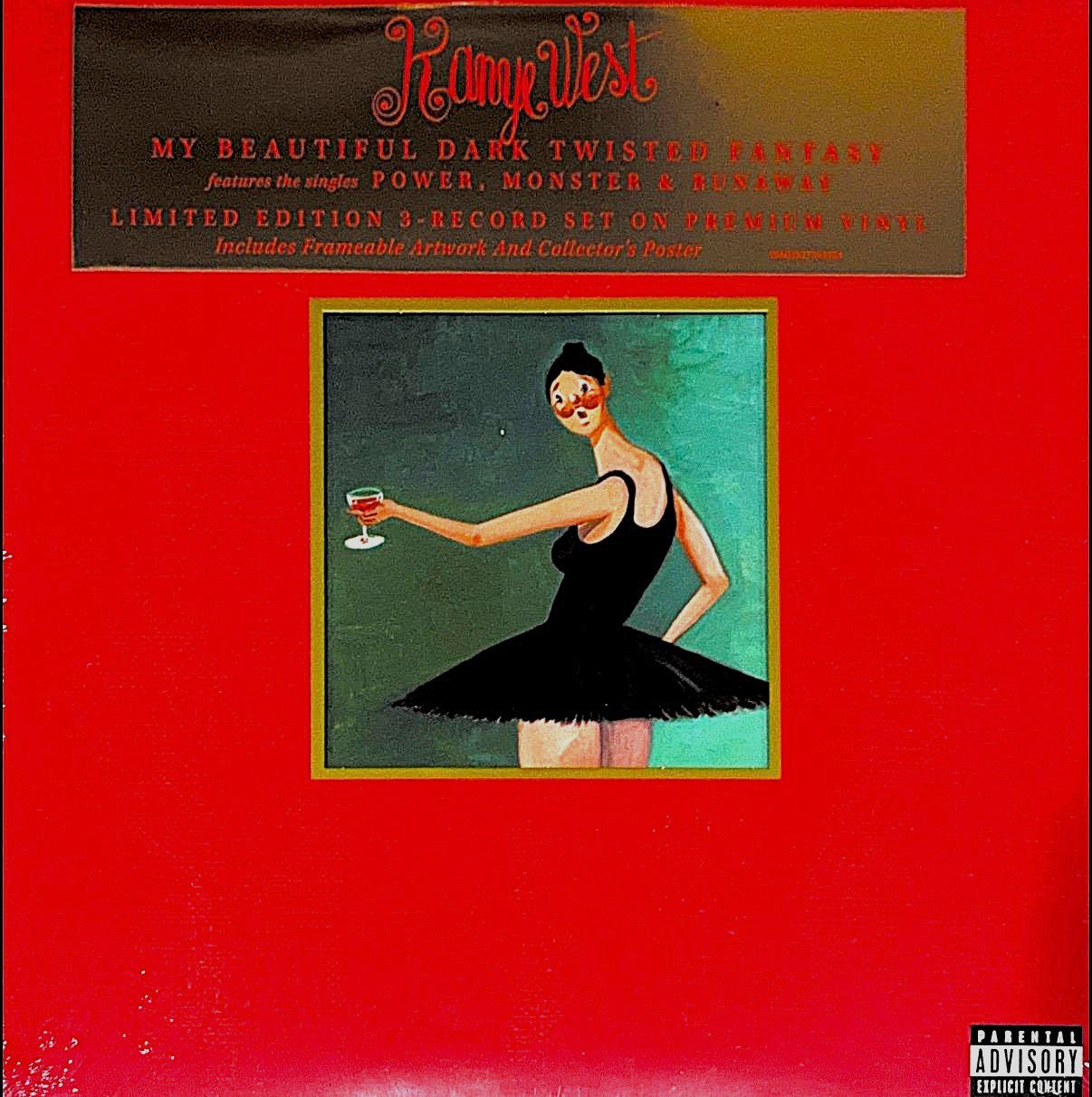 Kanye West - My Beautiful Dark Twisted Fantasy (3LP) Vinyl
