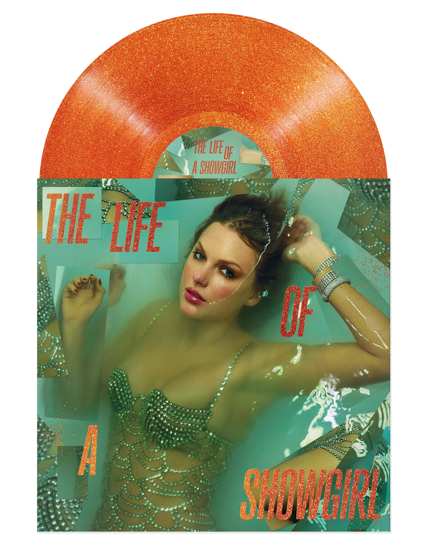 Taylor Swift - The Life of a Showgirl (1LP/GF/ORANGE GLITTER) Vinyl
